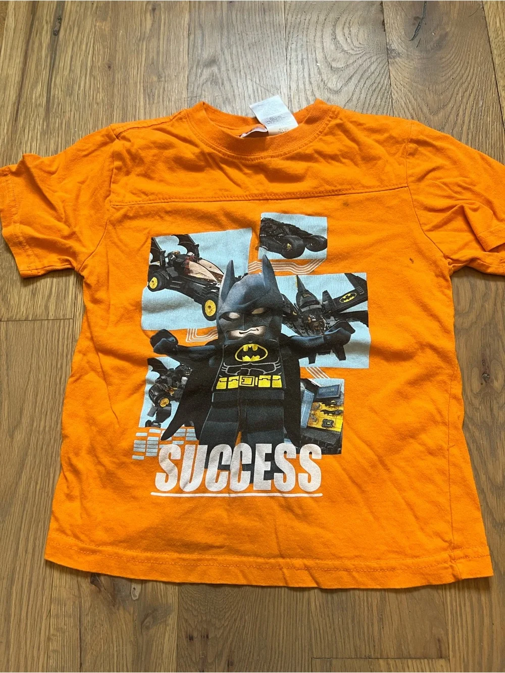 The Children's Place Bright Orange, Red, Black & Gray Graphic Tee Bundle